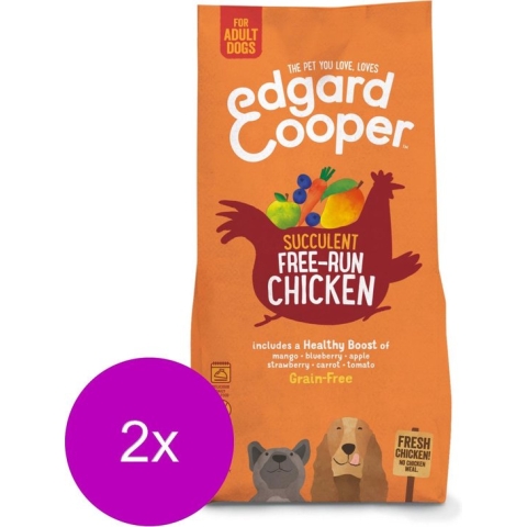 Edgard & Cooper Verse Scharrelkip Adult- Hondenvoer - 2 x 12kg
