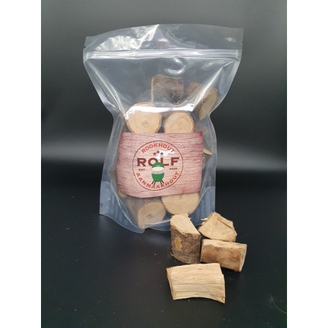 Assortiment rookhout chunks  appel / kers / eik / beuk / olijf / whisky  / rodewijnvat