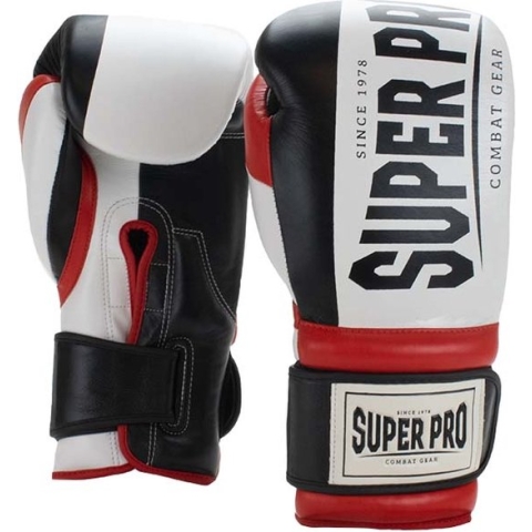 Super Pro Combat Gear (thai)Bokshandschoenen Bruiser Zwart/Rood/Wit 18oz