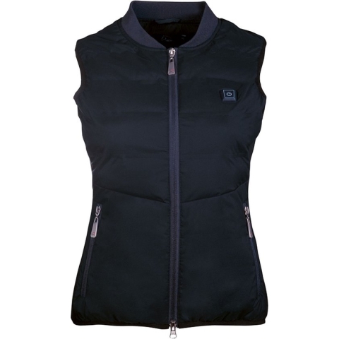 HKM bodywarmer met verwarmingsfunctie - zwart - L