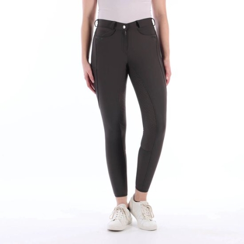 Pikeur Rijbroek Laure Full Grip Blackolive (275) - 38