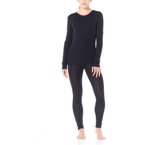 Icebreaker 175 Everyday Legging Dames Thermobroek - Black - L