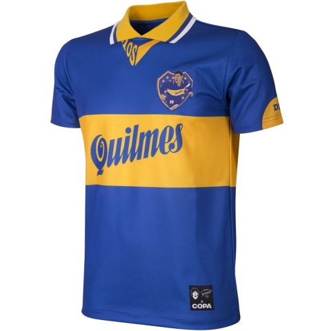 COPA - Maradona x COPA Boca Juniors 1995 Retro Voetbal Shirt - XS - Blauw