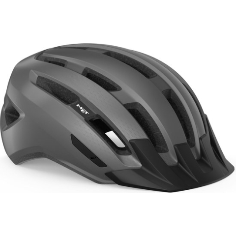 MET Downtown Fietshelm - Trekking - Maat M/L - Gray Glossy