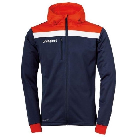 Uhlsport Offense 23 Multi Hood Jacket Kind Marine-Rood-Wit Maat 128