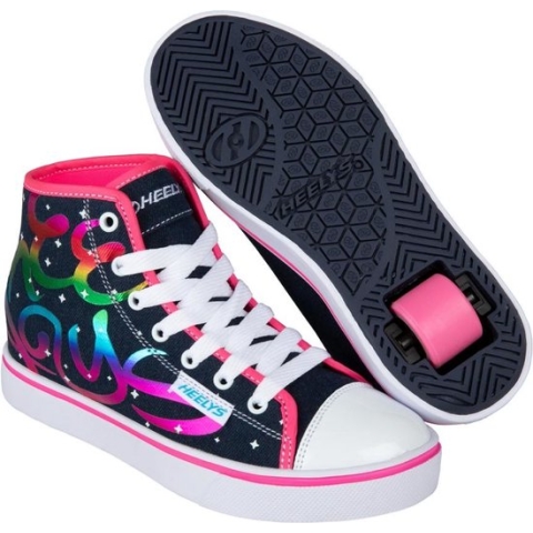 Heelys Veloz blauw denim rainbow kids (HLY-G1W-4930)