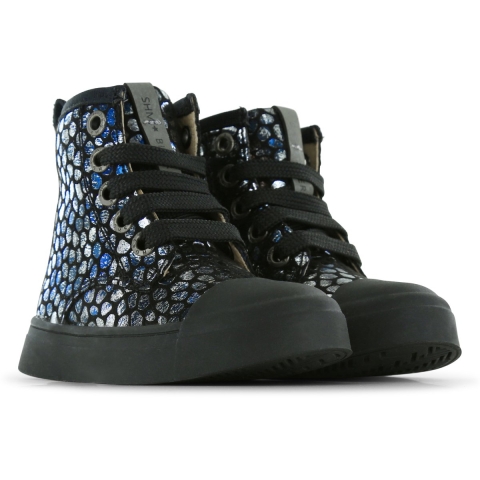 Bikerboots | Meisjes | Old Silver | Leer | Shoesme | Maat 27