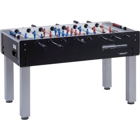 Garlando Voetbaltafel - Zwart - Kickertafel - Voetbaltafel