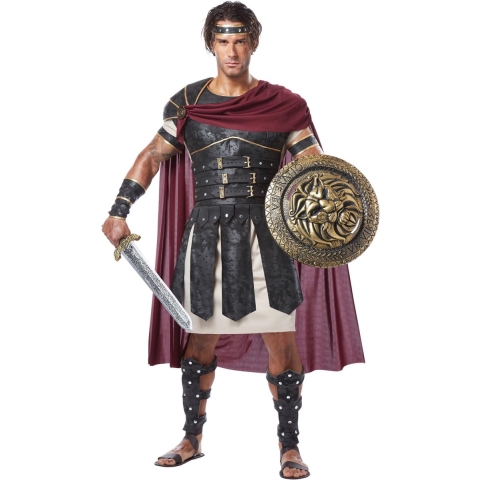 CALIFORNIA COSTUMES - Luxe Romeinse gladiator pak voor mannen - S