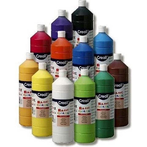 Creall plakkaatverf 12 x 1000 ml assorti