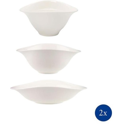 Villeroy & Boch Vapiano Schalen - 6 delig - Porselein.