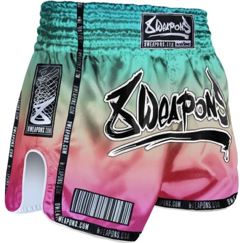 8 WEAPONS Muay Thai Shorts Vivo Mesosphere Groen maat XXL