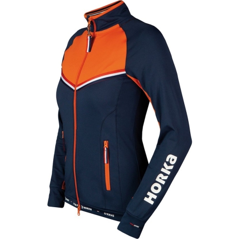 Knhs Vest Dames Donkerblauw-oranje - xs