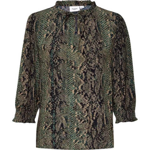 Saint Tropez TessaSZ LS Blouse Dames Blouse - Maat L