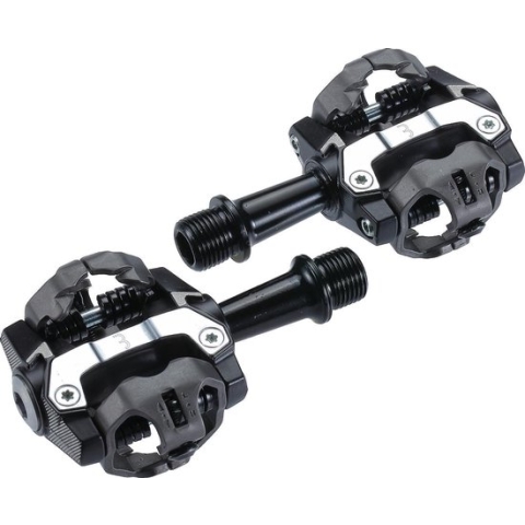 BBB Cycling ForceMount Fietspedalen MTB – Clipless Set MTB Pedalen – Aluminium – Zwart – BPD-14