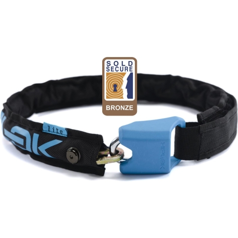 Hiplok Lite kettingslot - 75 cm - Zwart/Blauw