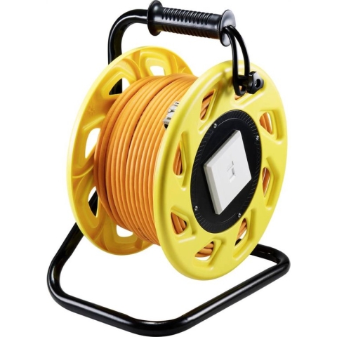 Renkforce RJ45 Netwerk Verlengkabel CAT 7a 50.00 m Oranje Rond