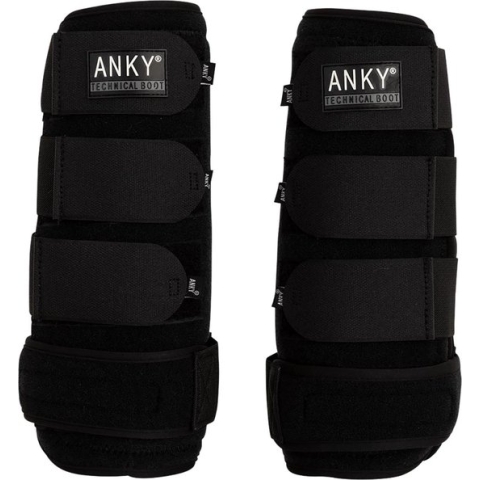 Anky Beenbeschermers Neopreen Zwart - s