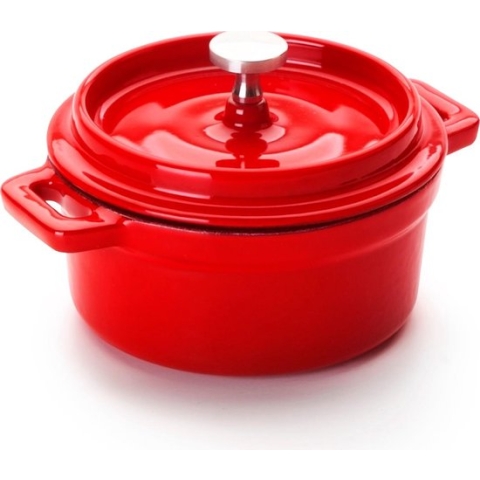 Ibili Braadpan - Emaille - Ø 13cm - Rood