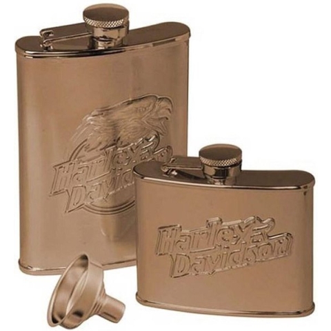 Harley-Davidson Eagle Flacon Drinkfles - 210ML - Bronze
