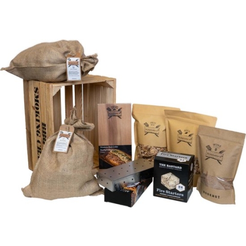 BBQ Smoking Crate XL | Kadopakket | Rookhout