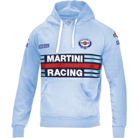 Sparco Martini Racing Hoodie - M - Heavenly Blauw