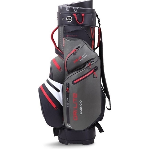 Big Max Dri Lite Silencio 2 Cartbag 2022 Zwart Grijs Wit Rood