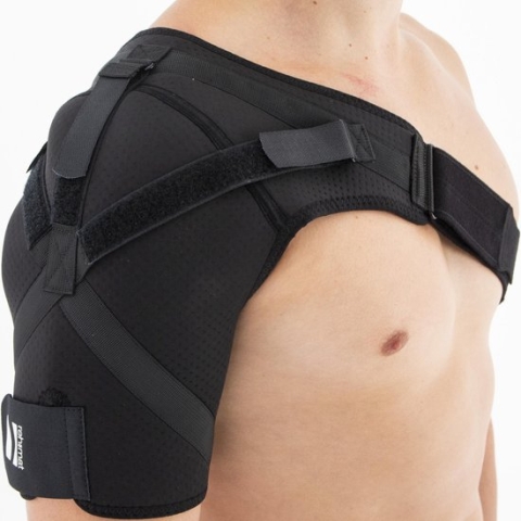 Reh4Mat Pro Schouderbrace - M - Universeel - Zwart