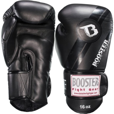 Booster (kick)bokshandschoenen Foil V3 Zwart 16oz