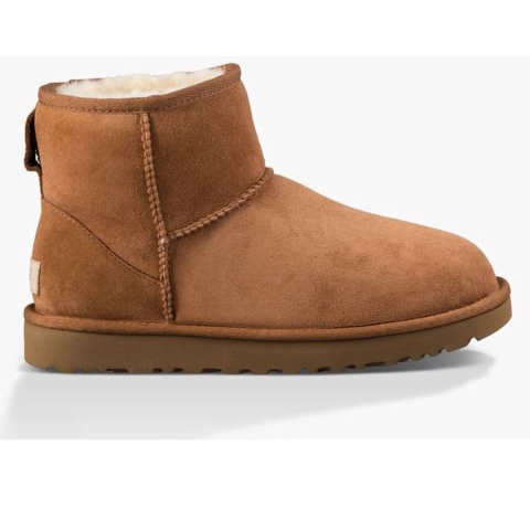 UGG W Classic Mini II Dames Laarzen - Chestnut - Maat 37