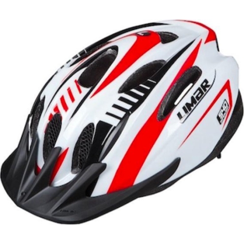 Limar - 540 Fietshelm -White red - M (52-56 cm)