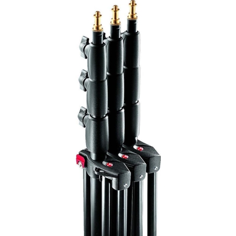 Manfrotto 1004BAC-3 3-Pack Blk Alu Ac Master Stand | Studiostatieven | Fotografie - Studio | 1004BAC-3