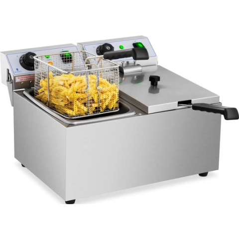 Royal Catering Elektro-Friteuse - 2 x 8 Liter - 230 V