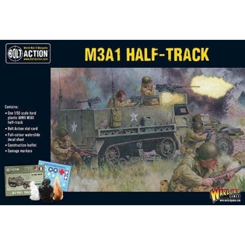 M3A1 Half-track plastic boxed set