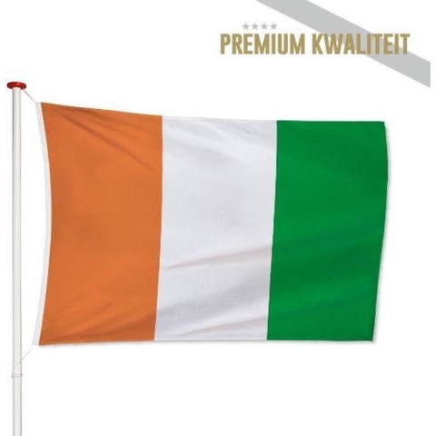 Ivoriaanse Vlag Ivoorkust 200x300cm - Kwaliteitsvlag - Geschikt voor buiten