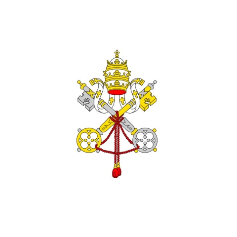 Vlag Vaticaanstad 150x225cm - Glanspoly