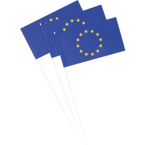 Vlaggetjes Europa van papier 500 stuks