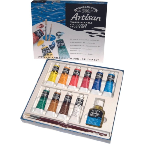 Winsor & Newton Artisan Watermengbare Olieverf Set 10 tubes x 37ml