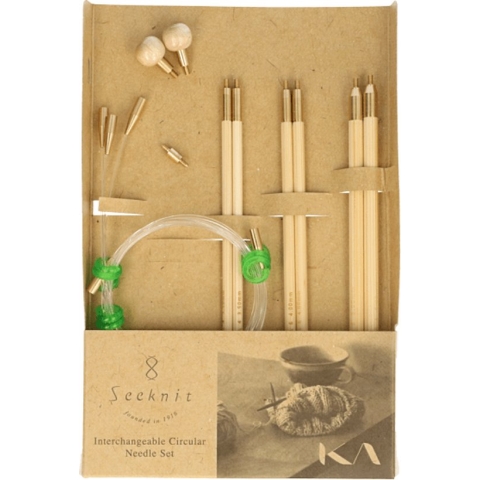 Seeknit Shirotake verwisselbare rondbreinaalden set M.