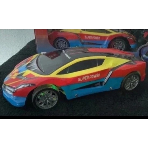 Superman lichtgevende auto met afstandsbediening