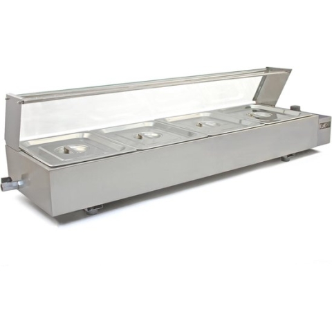 KuKoo 4 Chafing Dish Au Bain Marie Warmhoud Schalen