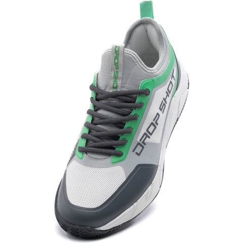 Drop Shot heren padelschoen Reis - Grijs/Groen - maat 42