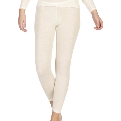 Nina von C dames Wollen legging / Thermo broek - 42 - Champagne