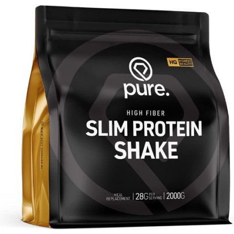 PURE Slim Protein Shake - 2000gr - Vanille - Afslank Shake - Dieet / Maaltijd Shake