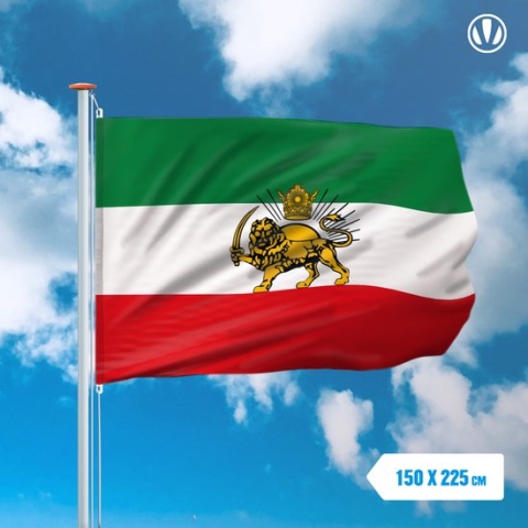Koninklijke Iran vlag 150x225cm