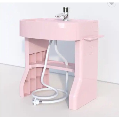 Peuter wastafel - Zindelijkheidstraining - Wastafel - Opvoeden - Roze - Casteleyn