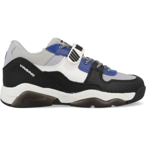 Vingino Vito low Sneaker - Jongens - Multicolor black - Maat 28