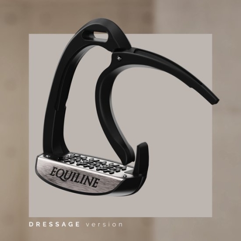 Equiline X - Cel Stirrups - Matt Black - Maat Dressage