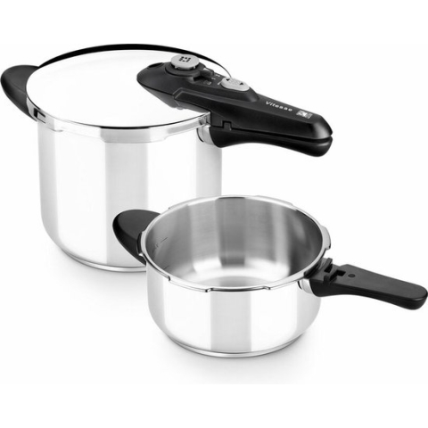 Pan BRA A185105 Roestvrij staal 2 pcs Ø 22 cm 4 L