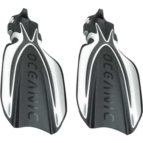 Oceanic Manta Ray Vinnen Wit/Zwart - maat SM